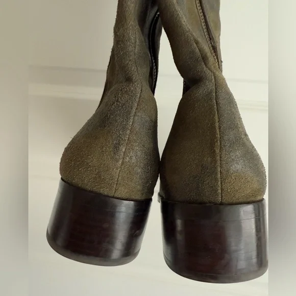 NWOT Donald Pliner green suede boots! - Picture 10 of 14